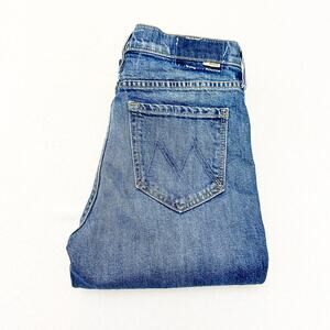 Mother Superior The Dutchie Ankle Cuff Beer Me Zip Fly Denim Jeans Size 26